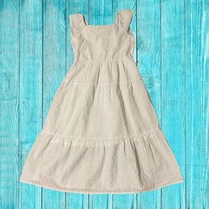 Old Navy Girls Charming White Kids Medium Sundress